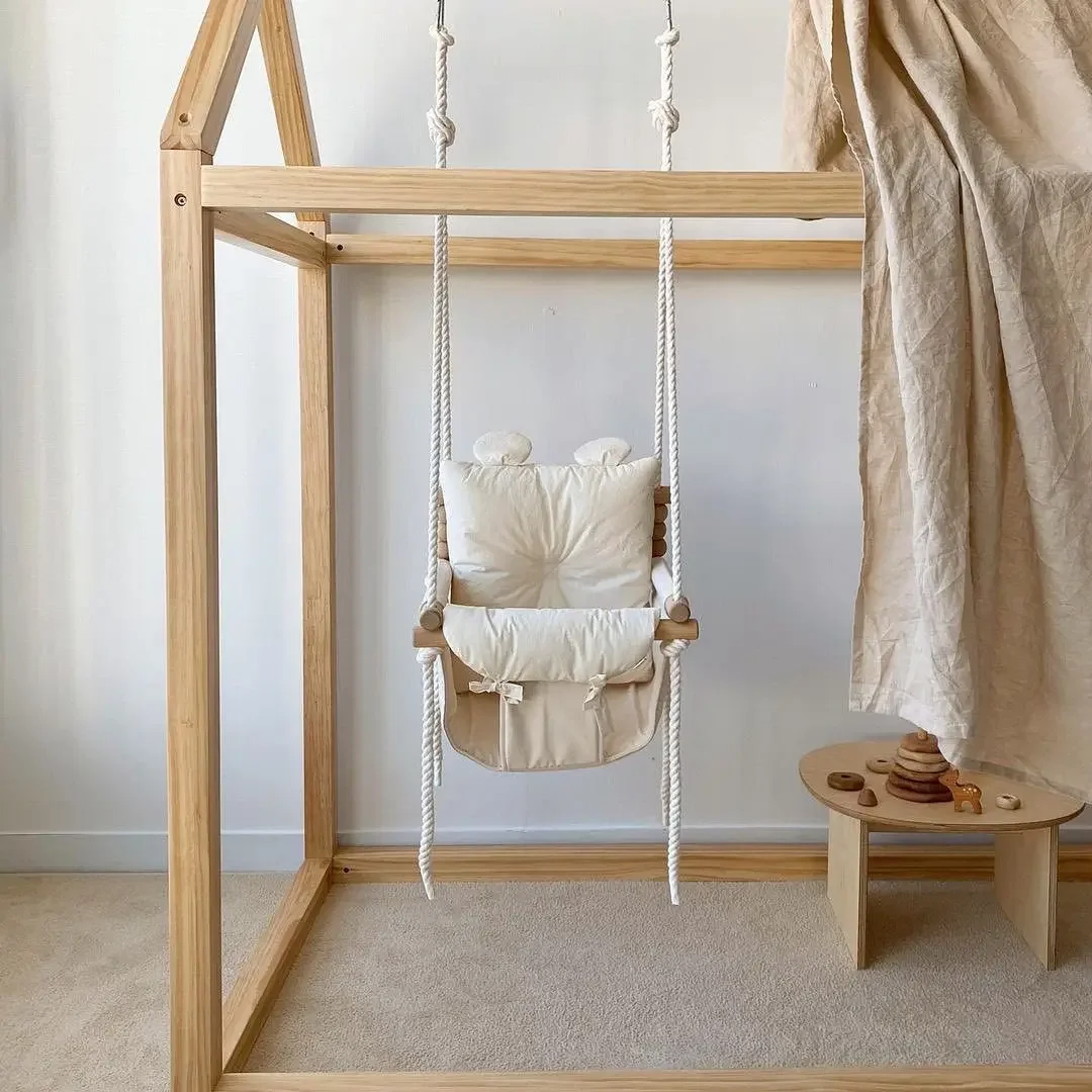 Baby Swing Bouncer - Ayunan Gantung Bayi untuk Dalam Ruangan,
