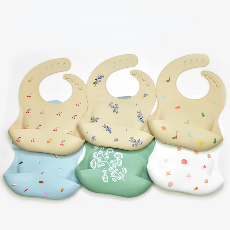 Silicone Baby Bibs - Celemek Bayi INS Celemek Makan Siang