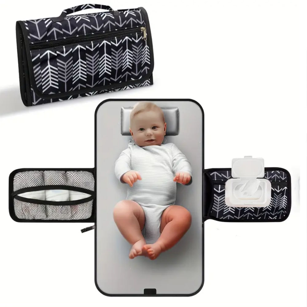 Diaper Changing Mat - Alas Ganti Popok Portabel untuk Tas