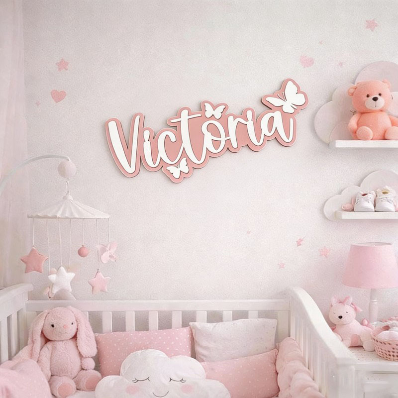 1 Buah Plakat Nama Kayu Kupu-k - Baby Gate Stairs ulasan dan harga