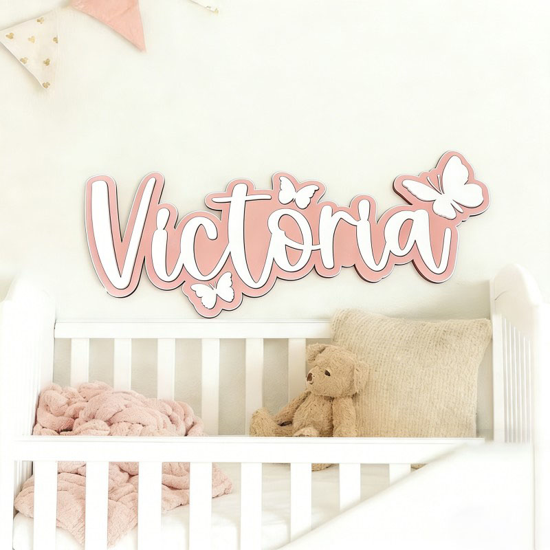 1 Buah Plakat Nama Kayu Kupu-k - Baby Gate Stairs ulasan dan harga