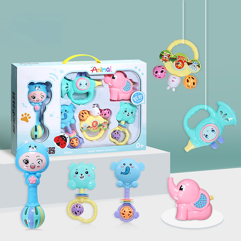 1/7PCS Set Mainan Rattle Bayi, - Baby Rattle Toy Set ulasan dan harga