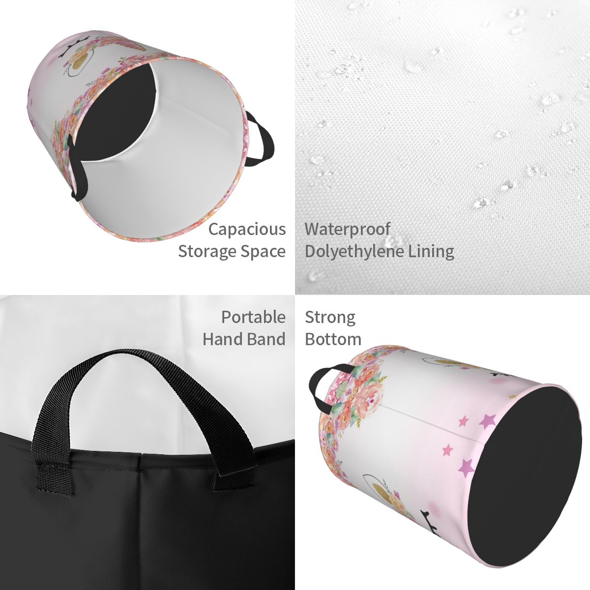 Keranjang Cucian Pola Kartun U - Baby Products Hamper ulasan dan harga