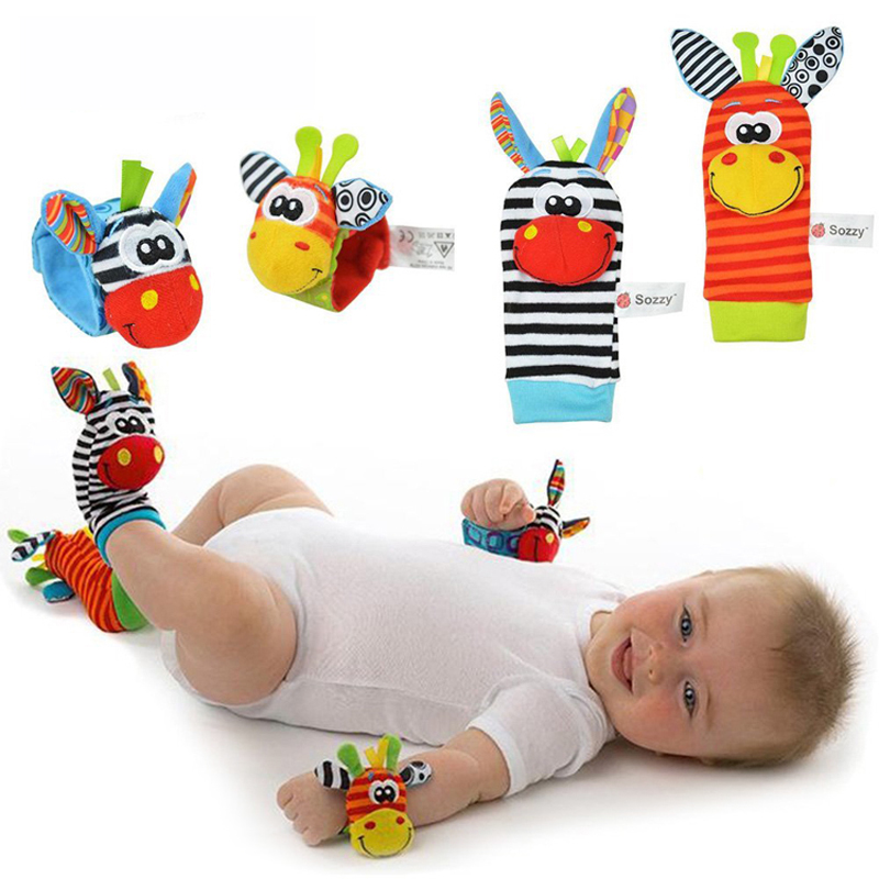 Kaus kaki bayi mainan kerincin - Baby Rattle Toy Set ulasan dan harga