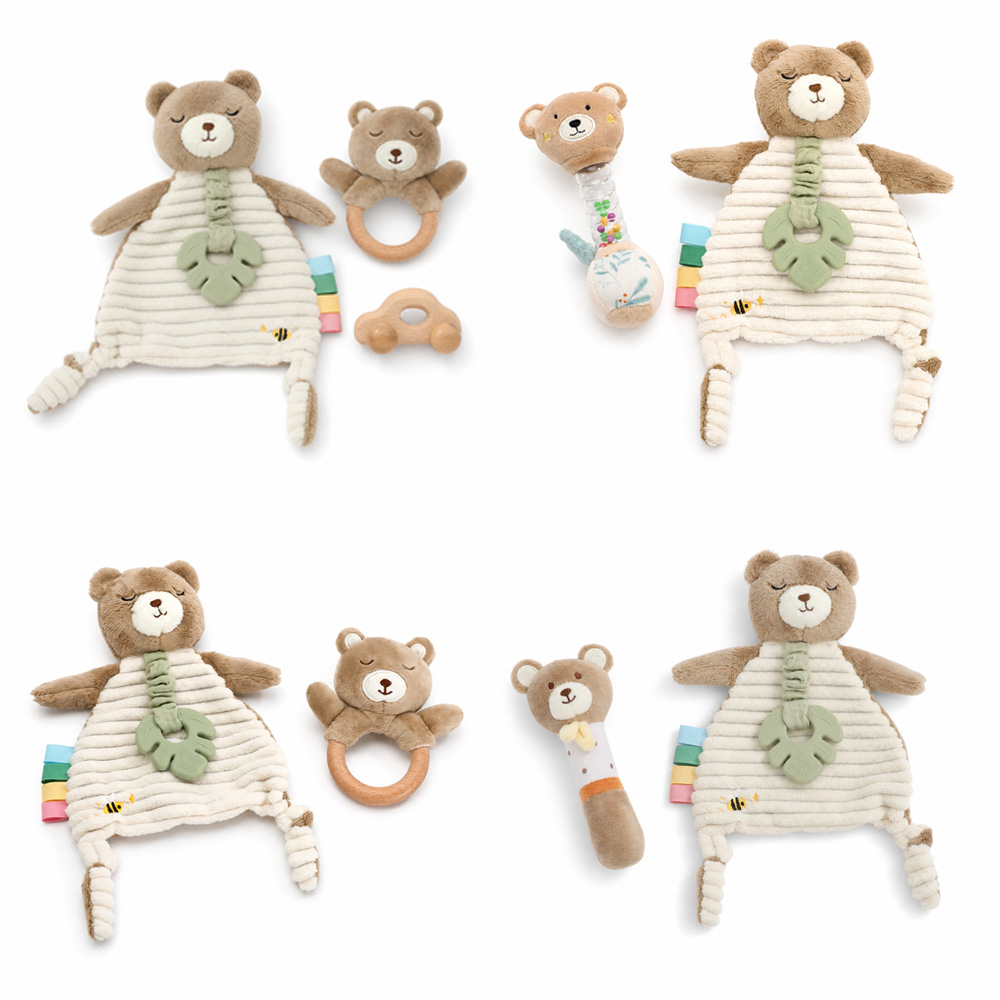 Set Mainan Selimut Bayi Beruan - Baby Rattle Toy Set ulasan dan harga
