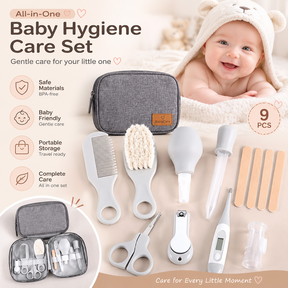Perlengkapan Perawatan Bayi 9P - Baby Products Kit Set ulasan dan harga