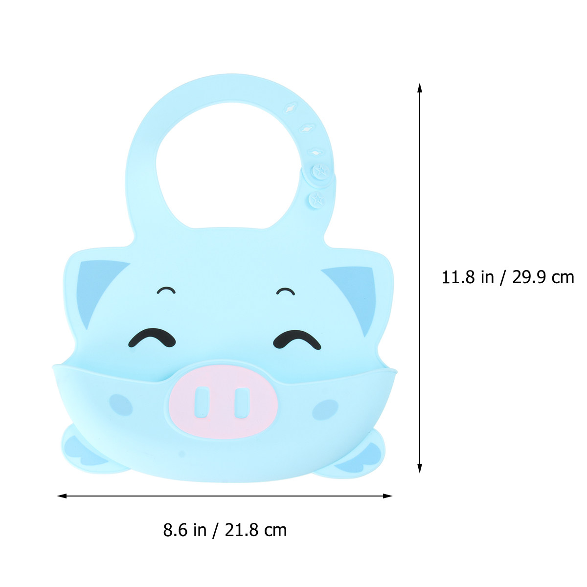 1 Buah Celemek Silikon Tahan A - Silicone Baby Bibs ulasan dan harga