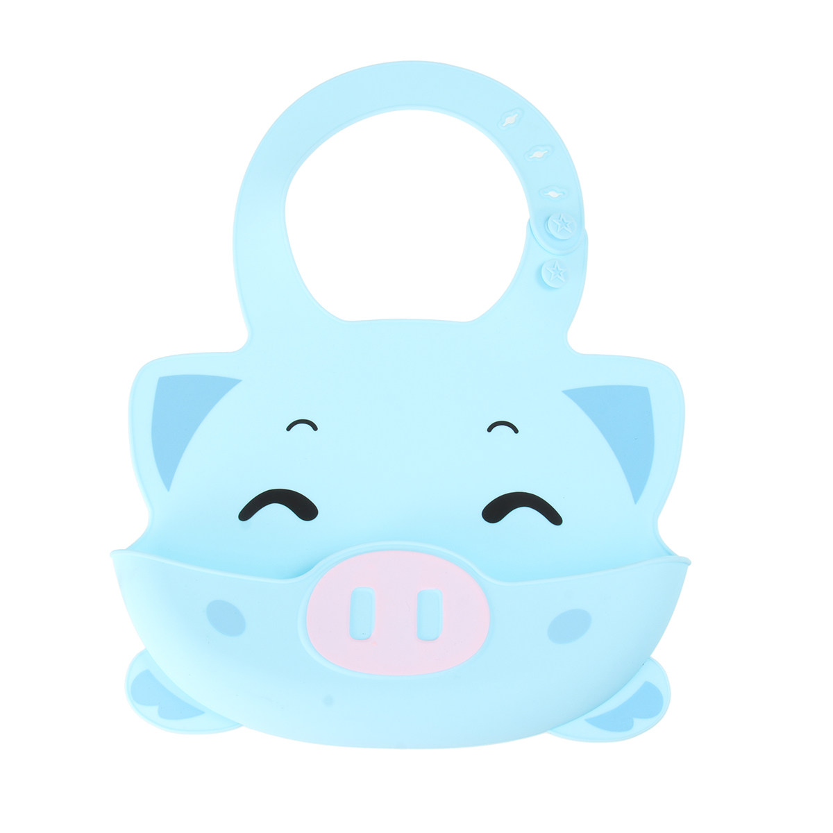 1 Buah Celemek Silikon Tahan A - Silicone Baby Bibs ulasan dan harga